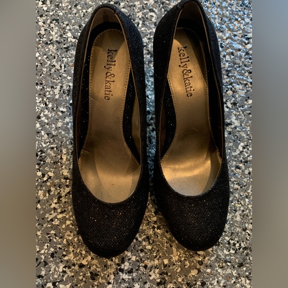 EUC KELLY & KATIE GLITTER PUMPS - Picture 1 of 4